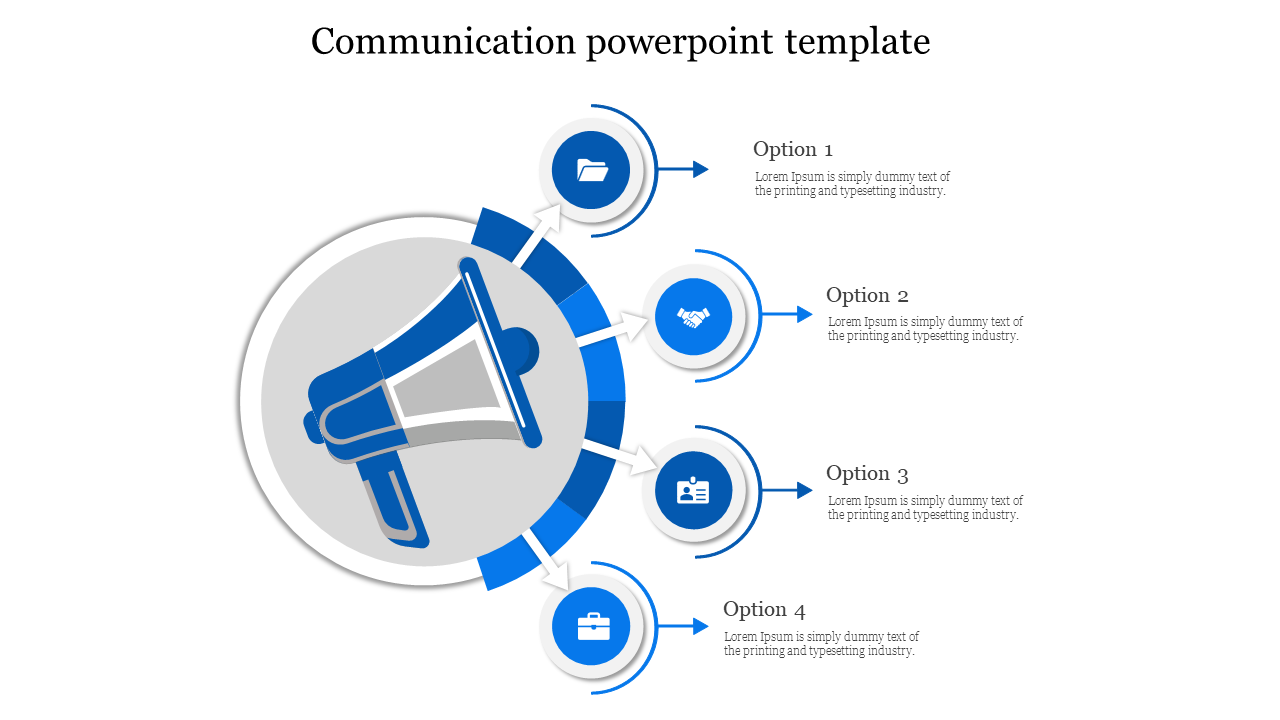 Free - Best Communication PowerPoint Template For Presentation